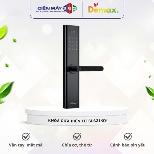 Khóa cửa điện tử Demax SL621 GS 4 Khoa cua dien tu Demax SL621 GS