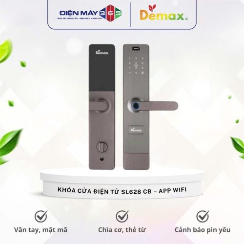 Khóa cửa điện tử Demax SL628 CB – APP WIFI