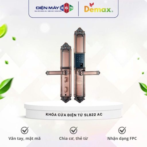 Khoa cua dien tu Demax SL822 AC cho dai sanh – biet thu