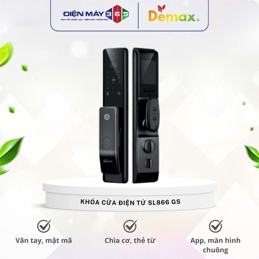 Khóa cửa điện tử Demax SL866 GS 3 Khóa cửa điện tử Demax SL866 GS
