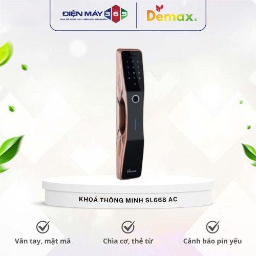Khóa cửa thông minh tự động Demax SL668 AC