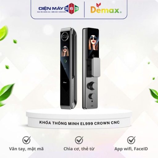 Khóa thông minh Demax EL999 Crown CNC 8 Khoa thong minh Demax EL999 Crown CNC