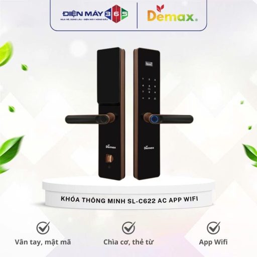 Khoa thong minh Demax SL C622 AC APP WIFI