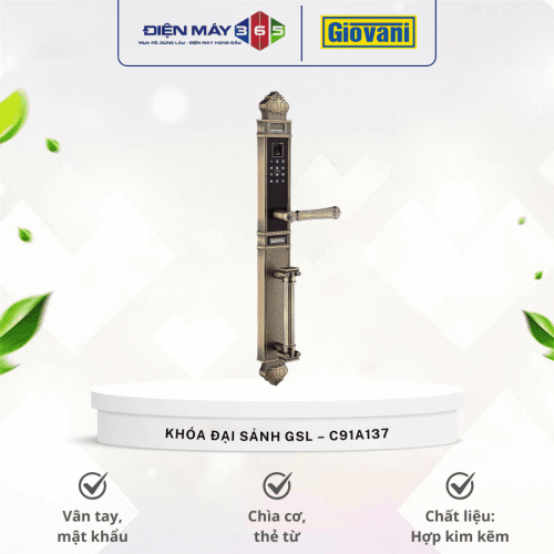 Khóa đại sảnh tân cổ Giovani GSL - C91A137