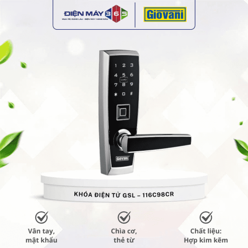 Khóa điện tử Giovani GSL – 116C98CR