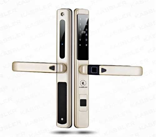Khóa điện tử Kassler KL 599 LX Champage/ Khóa cửa nhôm 3 Khóa điện tử Kassler KL 599 LX Champage/ Khóa cửa nhôm