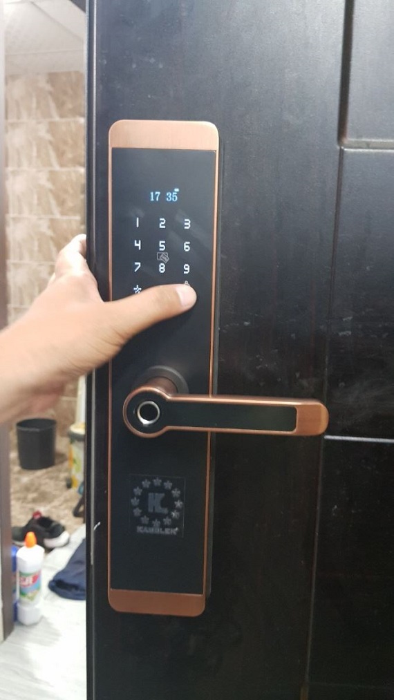 Khóa điện tử Kassler KL 600 COP APP/ Khóa vân tay 4 Khóa điện tử Kassler KL 600 COP APP/ Khóa vân tay - Ảnh 2