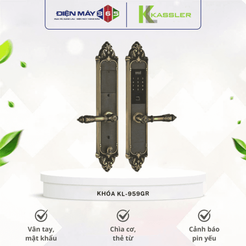 Khóa điện tử Kassler KL-959GR/ Khóa đại sảnh