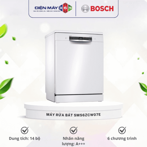 MÁY RỬA BÁT BOSCH SMS6ZCW07E