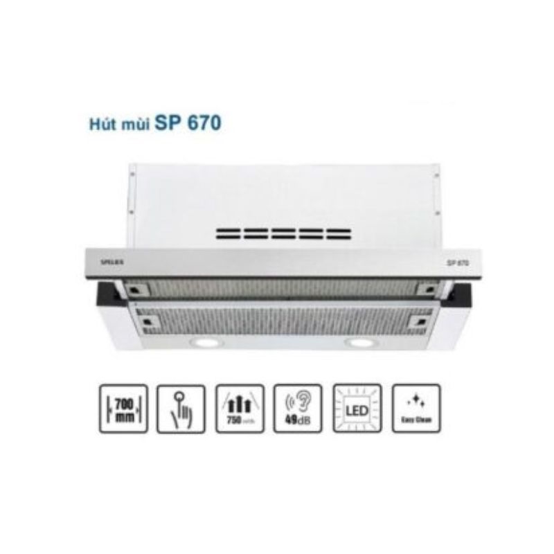 Máy hút mùi Spelier SP 670 3 Máy hút mùi Spelier SP 670