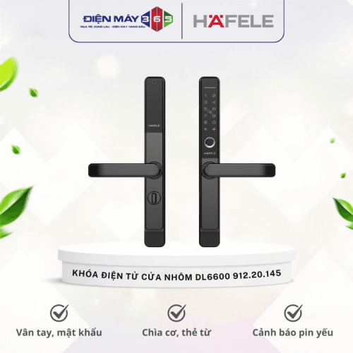 Khóa điện tử cửa nhôm DL6600 Hafele 912.20.145