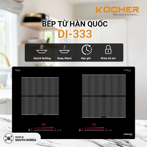 Bếp từ Kocher DI-333 5 Bếp từ Kocher DI-333 - Ảnh 3
