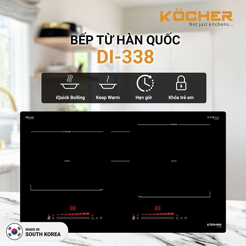 Bếp từ Kocher DI-338 4 Bếp từ Kocher DI-338 - Ảnh 2