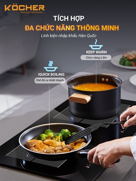 Bếp từ Kocher DI-338 7 Bếp từ Kocher DI-338 - Ảnh 5