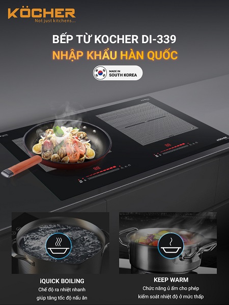 Bếp từ Kocher DI-338 8 Bếp từ Kocher DI-338 - Ảnh 6