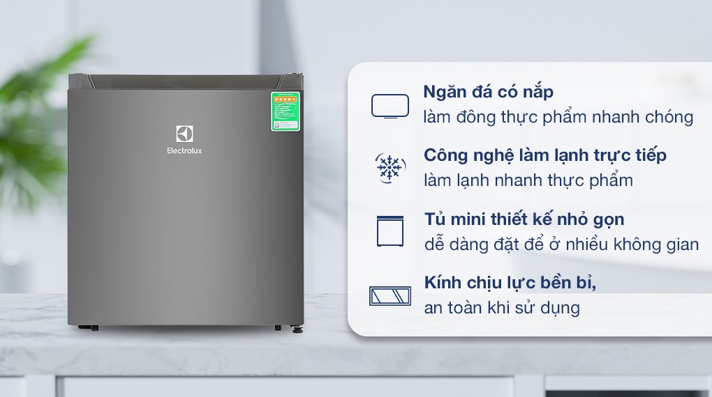 Tủ lạnh mini Electrolux 45 lít EUM0500AD-VN 8 Tủ lạnh mini Electrolux 45 lít EUM0500AD-VN - Ảnh 6