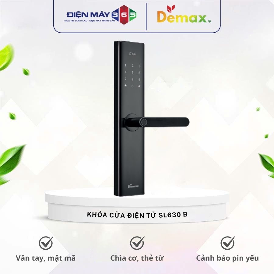 Khóa cửa điện tử Demax SL630 B 3 Khóa cửa điện tử Demax SL630 B