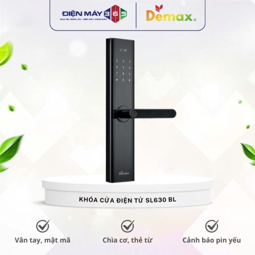 Khóa cửa điện tử Demax SL630 BL