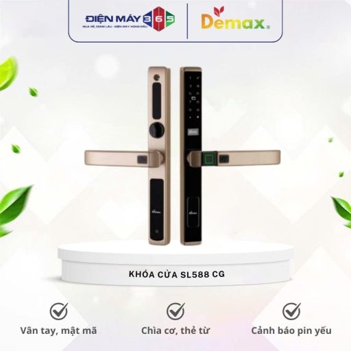 Khoa cua dien tu chong nuoc Demax SL588 CG