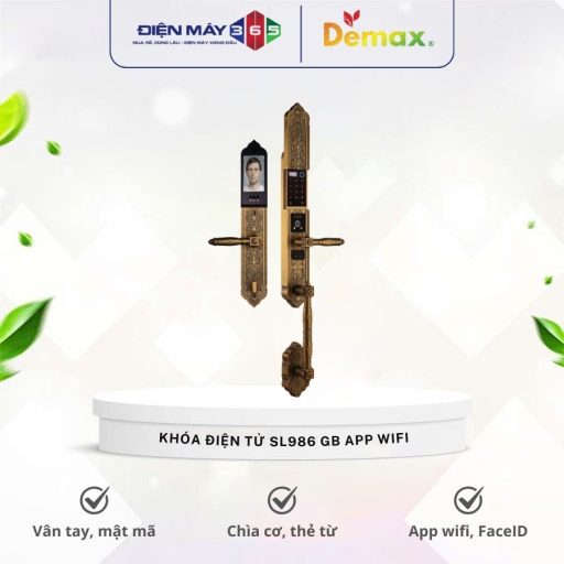 Khoa dien tu Demax SL986 GB App Wifi