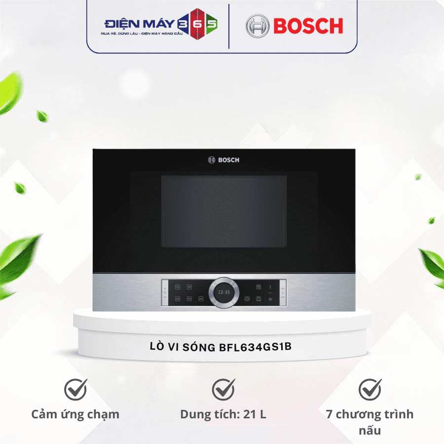 Lò vi sóng Bosch BFL634GS1B 3 Lò vi sóng Bosch BFL634GS1B