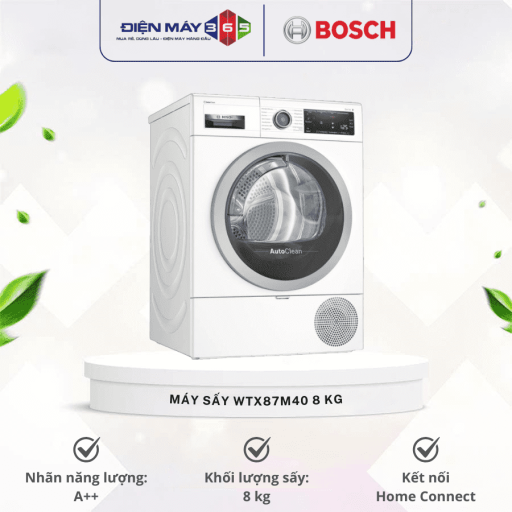 Máy sấy quần áo Bosch WTX87M40 8 kg 4 may say quan ao bosch wtx87m40 8 kg optimized