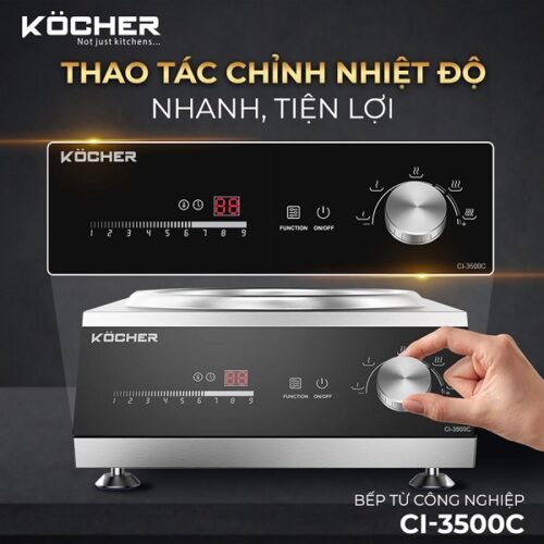 Bếp từ công nghiệp Kocher CI-3500C 15 CI 3500C 3