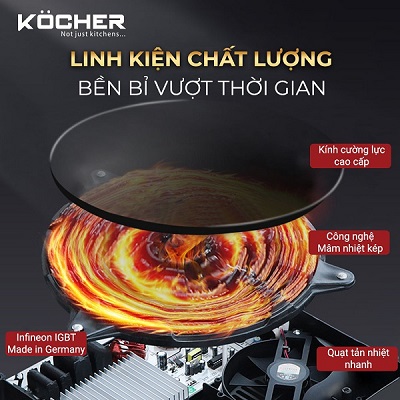 Bếp từ công nghiệp Kocher CI-3500C 10 Bếp từ công nghiệp Kocher CI-3500C - Ảnh 8