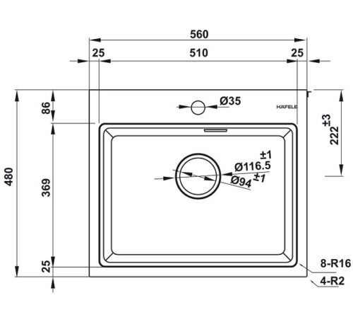 Chậu đá Hafele HS22-GEN1S60M 577.25.320 7 chau da hafele hs22 gen1s60m 577.25.320 1