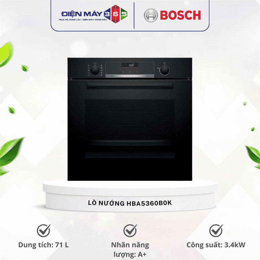 Lò nướng Bosch HBA5360B0K 3 Lò nướng Bosch HBA5360B0K