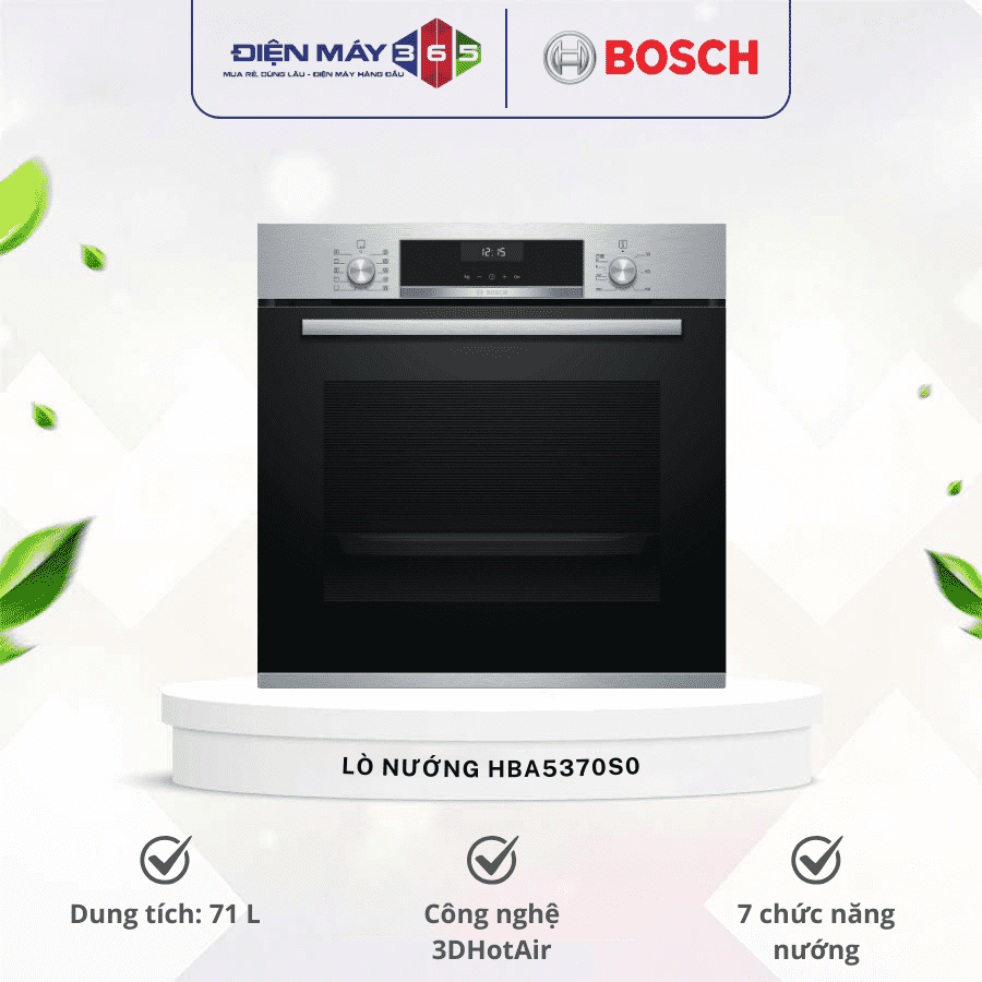 Lò nướng Bosch HBA5370S0 3 Lò nướng Bosch HBA5370S0