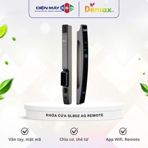 Khóa cửa điện tử chống nước Demax SL802 AG REMOTE