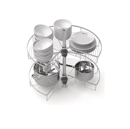 Bộ rổ góc xoay 270 độ Hafele Mezzo 548.37.011 4 Bộ rổ góc xoay 270 độ Hafele Mezzo 548.37.011