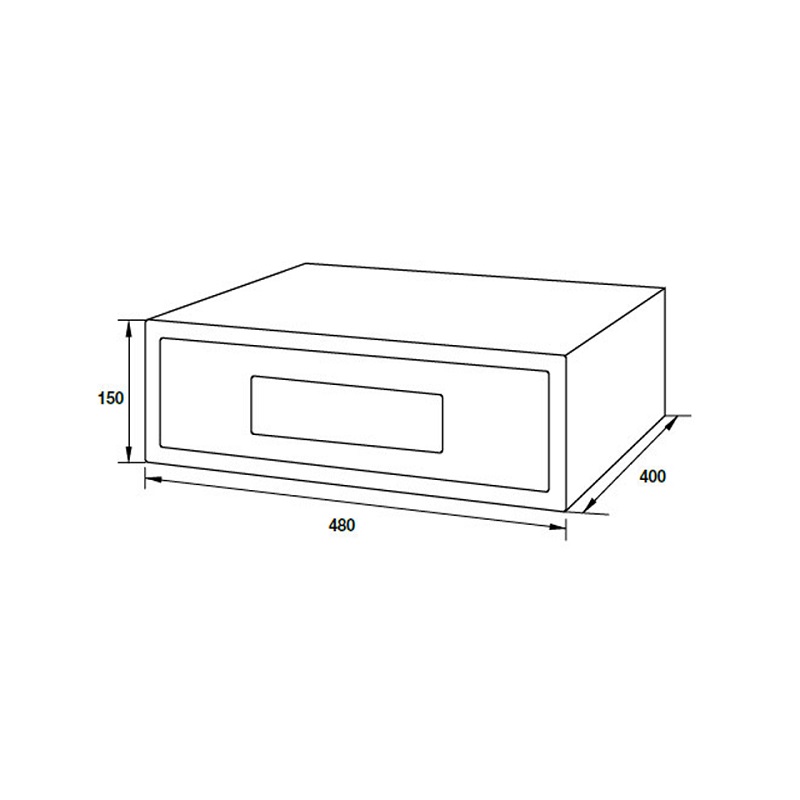 Két sắt âm tủ Hafele 836.28.550 4 Thiết kế của Két Sắt Âm Tủ Hafele 836.28.550