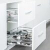 Bộ rổ kéo gắn với cánh Hafele 549.03.141 cho tủ rộng 400mm 1 phu kien tu bep 549 03 141