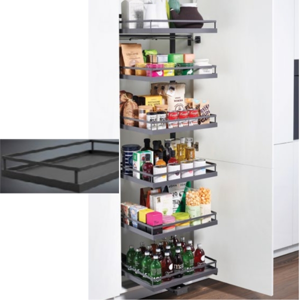 Kệ đựng thực phẩm 5 tầng Kesseböhmer Tandem Solo Hafele 549.77.496 3 Kệ đựng thực phẩm 5 tầng Kesseböhmer Tandem Solo Hafele 549.77.496