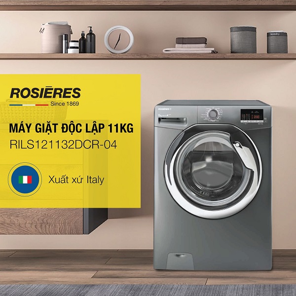 Máy giặt Rosieres 11kg RILS121132DCR-04 4 Máy giặt Rosieres 11kg RILS121132DCR-04 - Ảnh 2