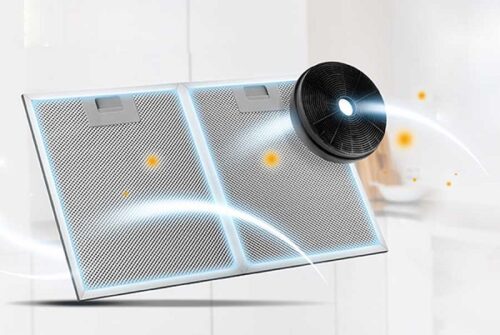 Máy hút mùi Eurosun EH-90CN78W 11 Lưới lọc của máy hút mùi Eurosun EH-90CN78W