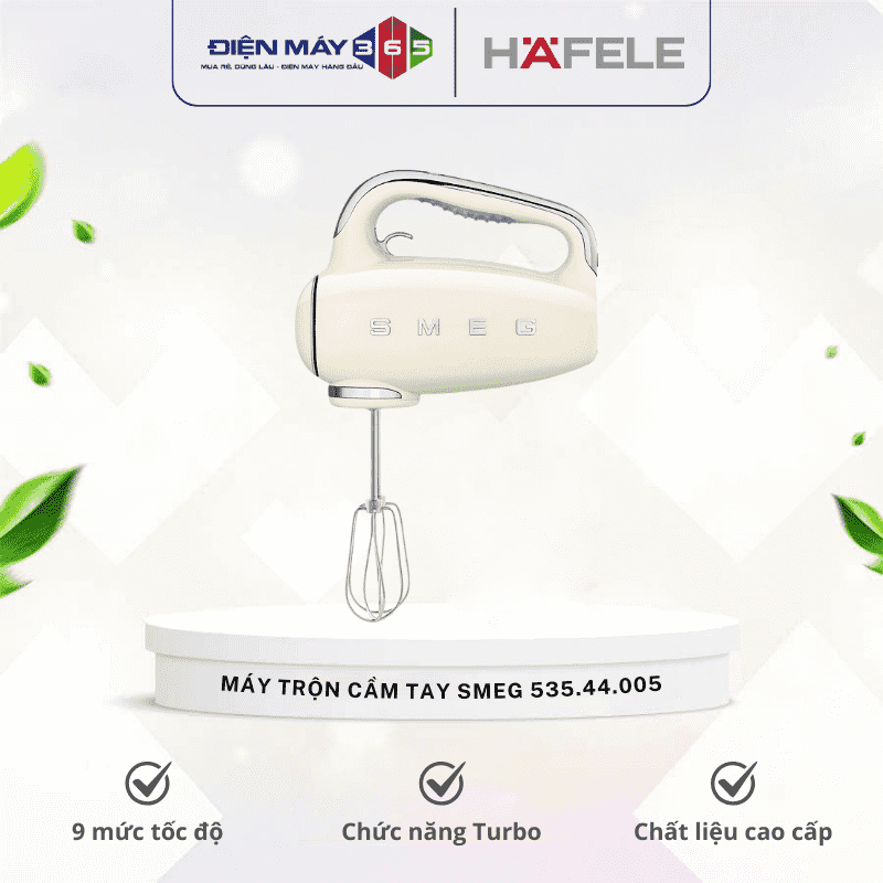 Máy trộn cầm tay Smeg màu kem HMF01CREU 535.44.005 3 Máy trộn cầm tay Smeg màu kem HMF01CREU 535.44.005
