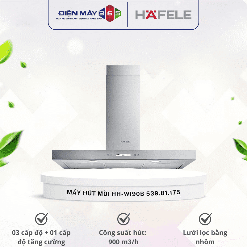 Máy hút mùi Hafele HH-WI90B 539.81.175 3 Máy hút mùi Hafele HH-WI90B 539.81.175