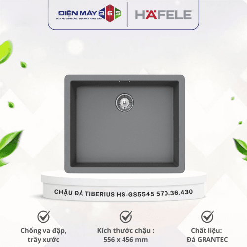 Chậu đá Hafele TIBERIUS HS-GS5545 570.36.430