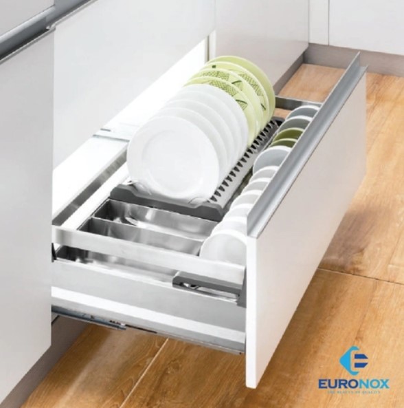 Giá xoong nồi inox đáy đặc gắn cánh Euronox EU1.B60M 3 Giá xoong nồi inox đáy đặc gắn cánh Euronox EU1.B60M