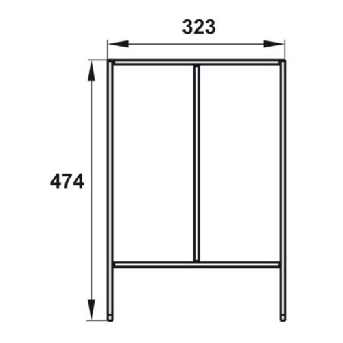 Bộ khay chia ngăn kéo Hafele 552.52.303 5 Kích thước của Bộ khay chia ngăn kéo Hafele 552.52.303