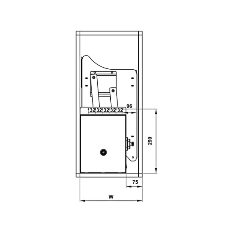 Bộ rổ bát đĩa Hafele Lento 504.76.143 900mm 4 Bộ rổ bát đĩa Hafele Lento 504.76.143 900mm