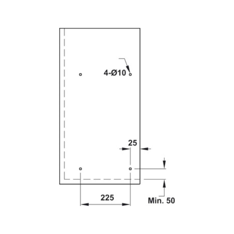 Bộ rổ bát đĩa Hafele Presto 544.40.023 600mm 4 Bộ rổ bát đĩa Hafele Presto 544.40.023 600mm