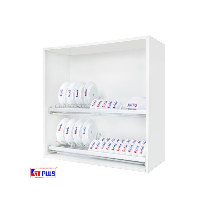Giá bát cố định 2 tầng Inox mờ cao cấp Kit Plus DK12C MIX.70 3 Giá bát cố định 2 tầng Inox mờ cao cấp Kit Plus DK12C MIX.70