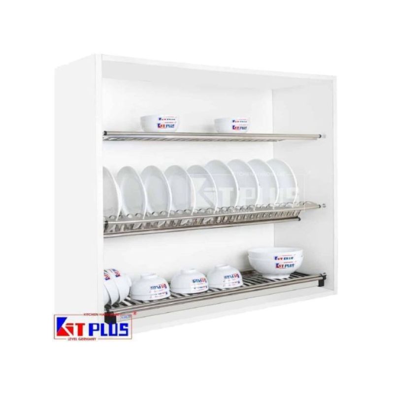 Giá bát cố định 3 tầng chữ V Kit Plus DK12A.75 3 Giá bát cố định 3 tầng chữ V Kit Plus DK12A.75