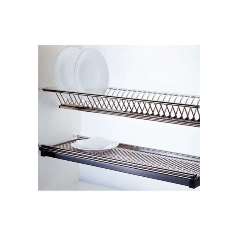 Giá bát đĩa 2 tầng tủ trên dạng V inox Faster FS RS800S 3 Giá bát đĩa 2 tầng tủ trên dạng V inox Faster RS800S