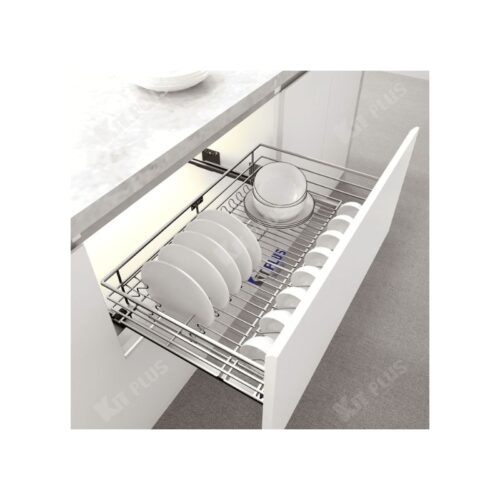 Giá xoong nồi, bát đĩa đa năng nan tròn Inox mờ Kit Plus DM70S 5 Giá xoong nồi, bát đĩa đa năng nan tròn Inox mờ Kit Plus DM70S
