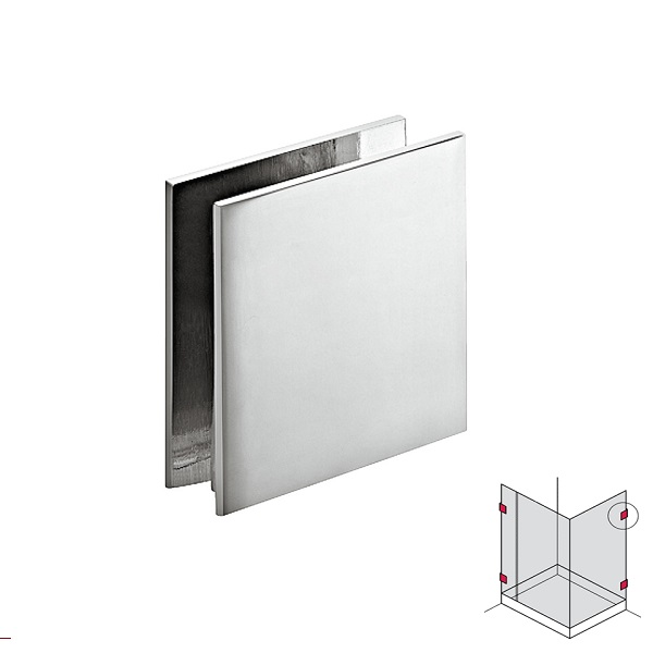 Kẹp kính tường 90º phòng tắm kính Hafele 981.77.918 4 Kẹp kính tường 90º phòng tắm kính Hafele 981.77.918